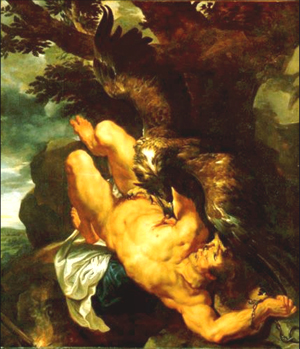 Prometheus Bond by Pieter Paul Rubens, 1612